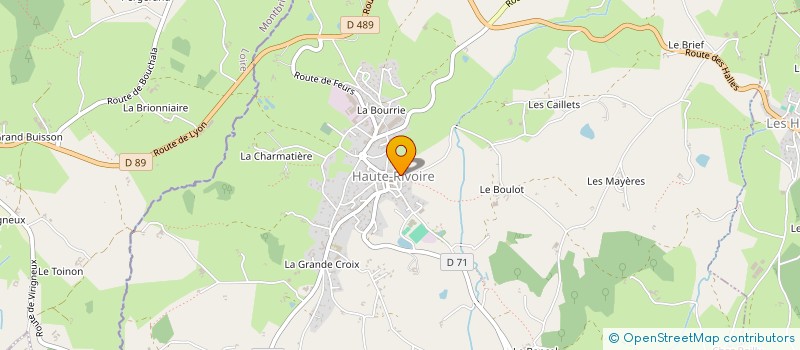 localisation de l'entreprise 499 305 415   HAUTE-RIVOIRE