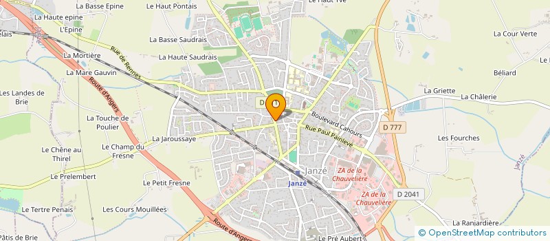 localisation de l'entreprise 499 379 709   JANZE