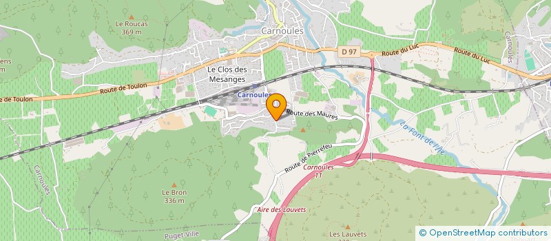 localisation de l'entreprise 499 417 004   CARNOULES