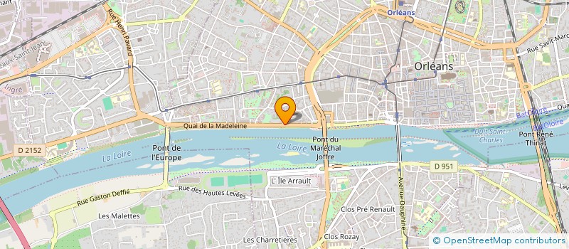 localisation de l'entreprise 499 453 165 à ORLEANS