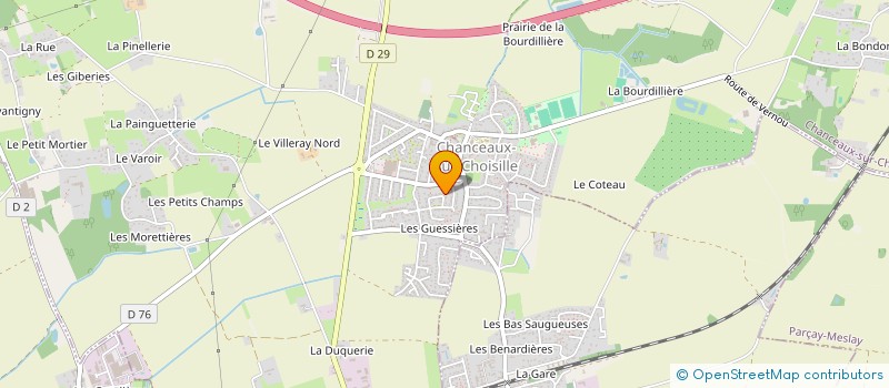 localisation de l'entreprise 499 484 319   CHANCEAUX-SUR-CHOISILLE