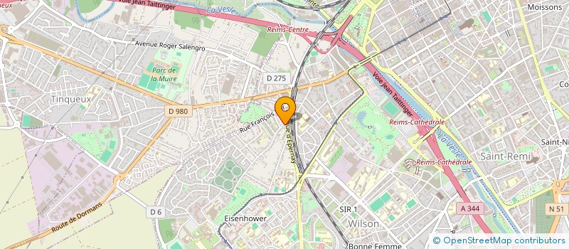 localisation de l'entreprise 499 484 616   REIMS