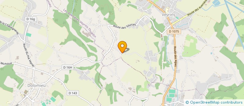 localisation de l'entreprise 499 533 701   LES AVENIERES VEYRINS-THUELLIN