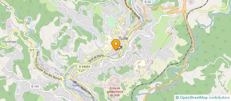 localisation de l'entreprise 499 562 049   TULLE