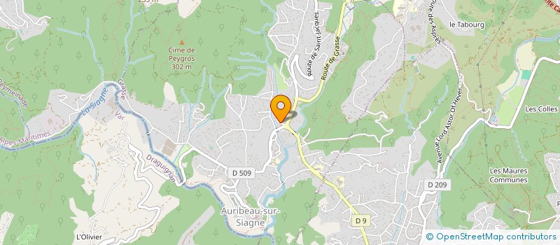 localisation de l'entreprise 499 579 829   AURIBEAU-SUR-SIAGNE