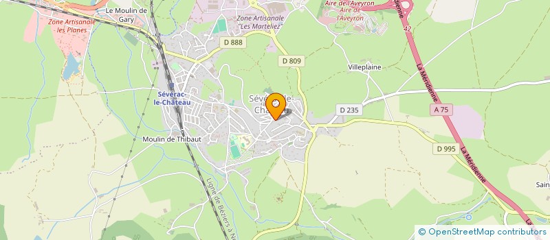 localisation de l'entreprise 499 596 252   SEVERAC D'AVEYRON