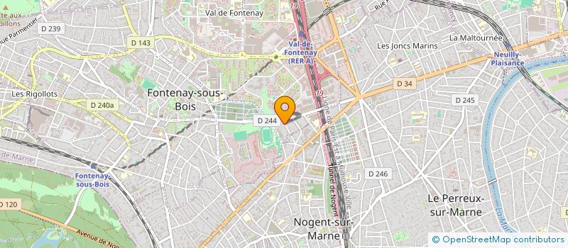 localisation de l'entreprise 499 606 143   FONTENAY-SOUS-BOIS