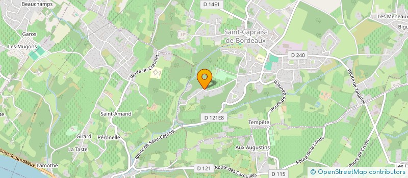 localisation de l'entreprise 499 658 870   SAINT-CAPRAIS-DE-BORDEAUX