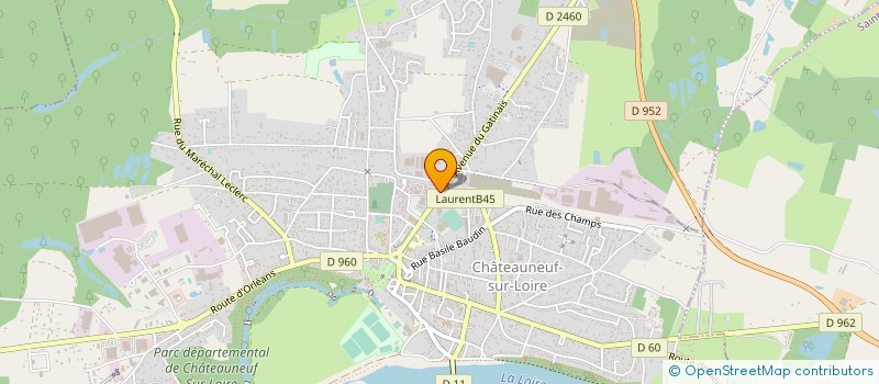 localisation de l'entreprise 499 689 248 à CHATEAUNEUF S LOIRE