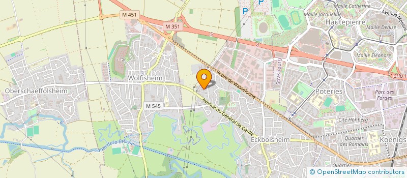 localisation de l'entreprise 499 695 963   ECKBOLSHEIM