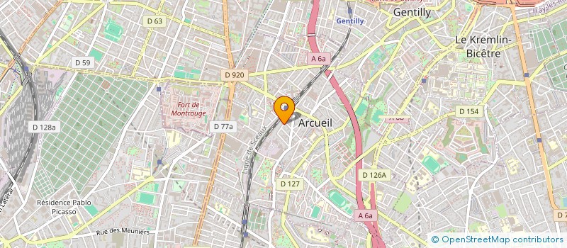 localisation de l'entreprise 499 704 161   MONTROUGE