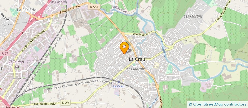 localisation de l'entreprise 499 730 141   LA CRAU