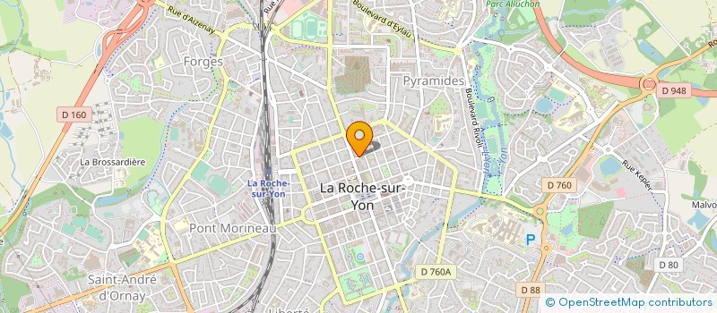 localisation de l'entreprise 499 736 619 à LA ROCHE-SUR-YON