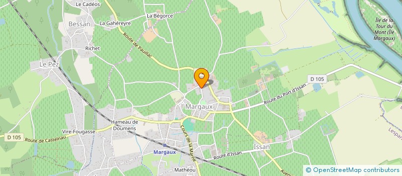 localisation de l'entreprise 499 744 183   MARGAUX-CANTENAC