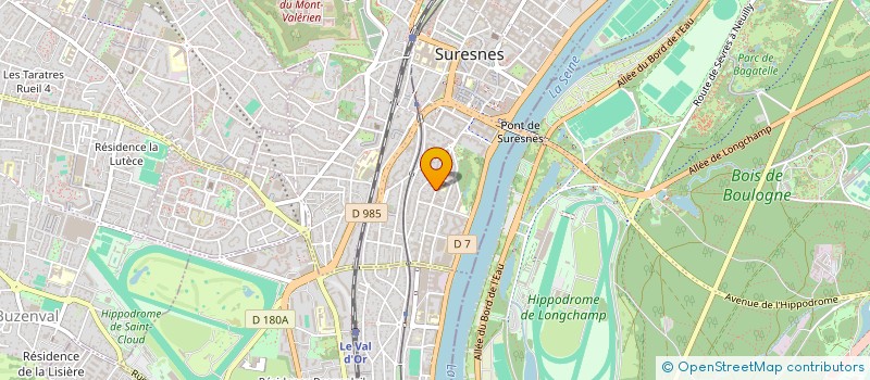 localisation de l'entreprise 499 799 864 à SURESNES