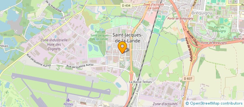 localisation de l'entreprise 499 819 308   BRUZ