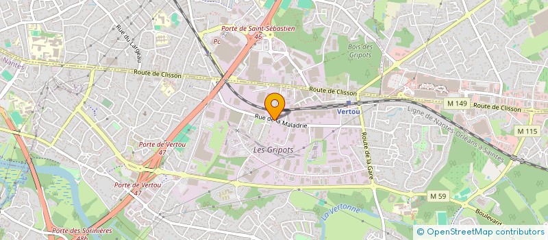 localisation de l'entreprise 499 831 808   VERTOU