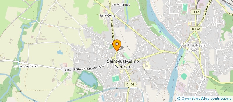 localisation de l'entreprise 499 833 416   SAINT-JUST-SAINT-RAMBERT