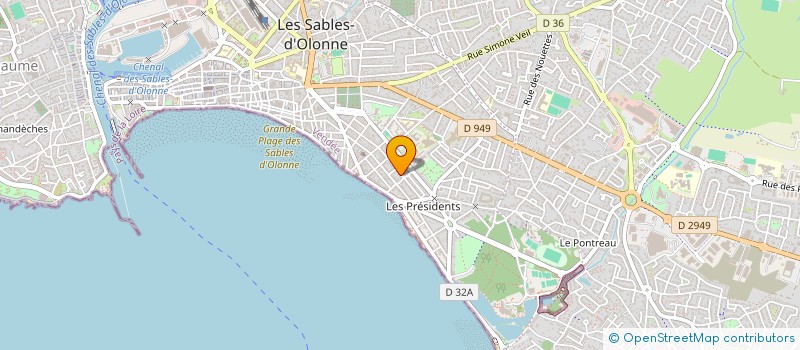 localisation de l'entreprise 499 883 643 à LES SABLES-D'OLONNE