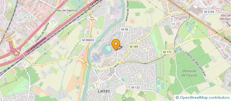 localisation de l'entreprise 499 979 698  à LATTES