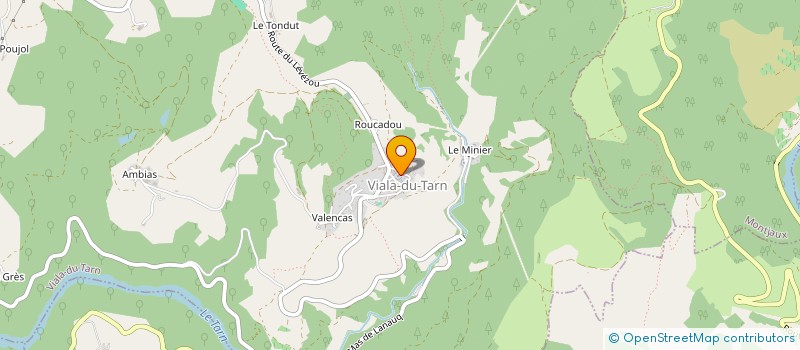 localisation de l'entreprise 4A  LA BASTIDE PRADINES