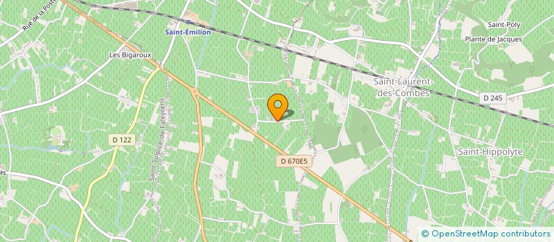 localisation de l'entreprise 4A à SAINT-EMILION