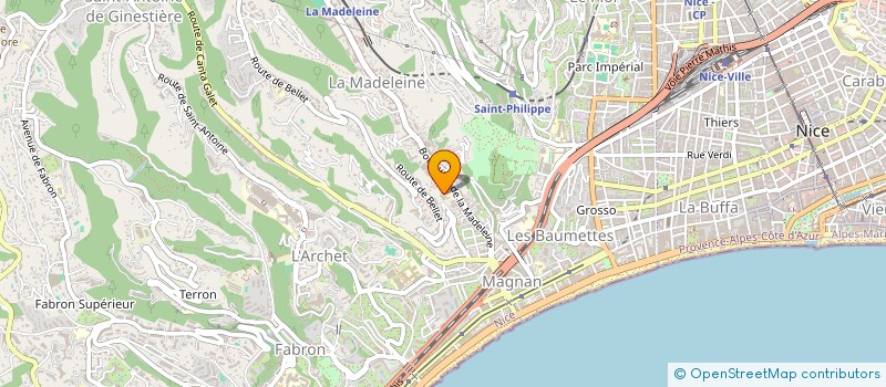 localisation de l'entreprise 4A  NICE