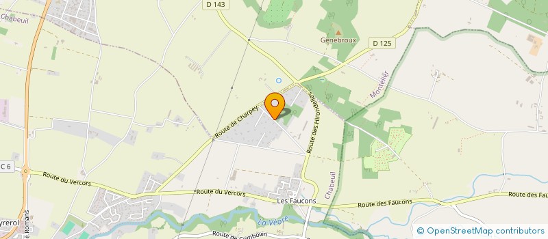 localisation de l'entreprise 4A  MONTMEYRAN