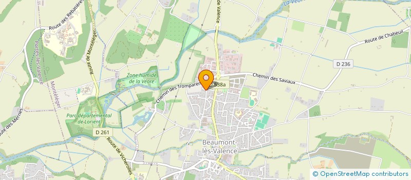 localisation de l'entreprise 4A à BEAUMONT-LES-VALENCE