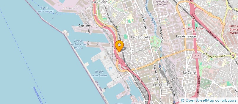 localisation de l'entreprise 4A-ASSISTANCE ADMINISTRATIVE AUX ASSOCIATIONS à MARSEILLE