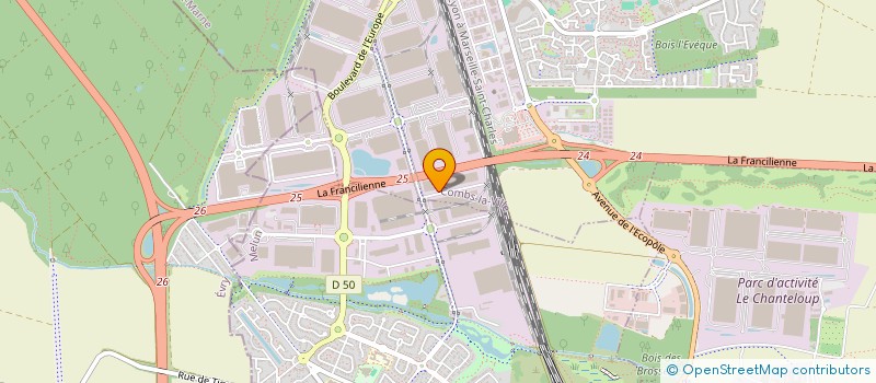 localisation de l'entreprise 4A DISTRIBUTION  LIEUSAINT