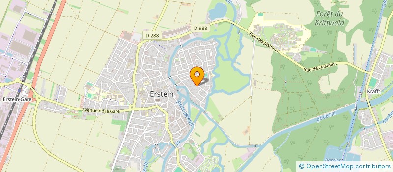 localisation de l'entreprise 4A & H INVEST  ERSTEIN