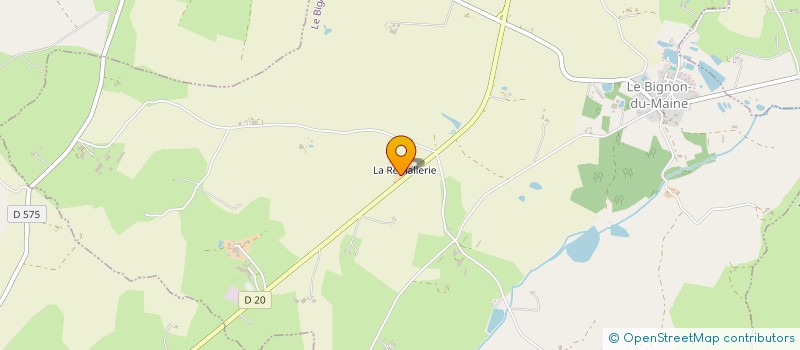 localisation de l'entreprise 4A IMMOBILIER  LE BIGNON-DU-MAINE