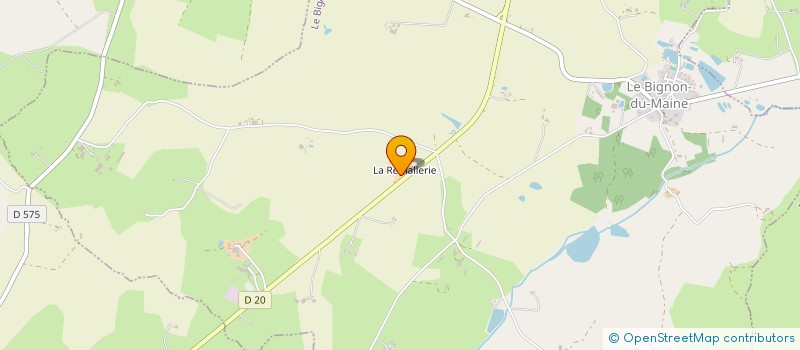 localisation de l'entreprise 4A INVESTISSEMENT  LE BIGNON-DU-MAINE