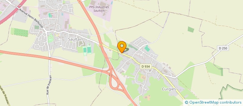 localisation de l'entreprise 4A2C  CURGIES