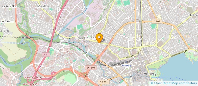 localisation de l'entreprise 4A2Z à ANNECY
