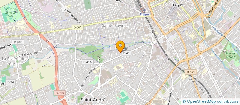 localisation de l'entreprise 4AB  SAINT-ANDRE-LES-VERGERS