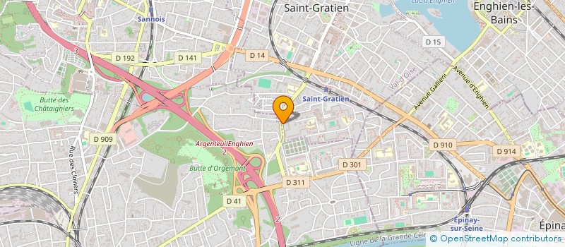 localisation de l'entreprise 4AB  SAINT-GRATIEN