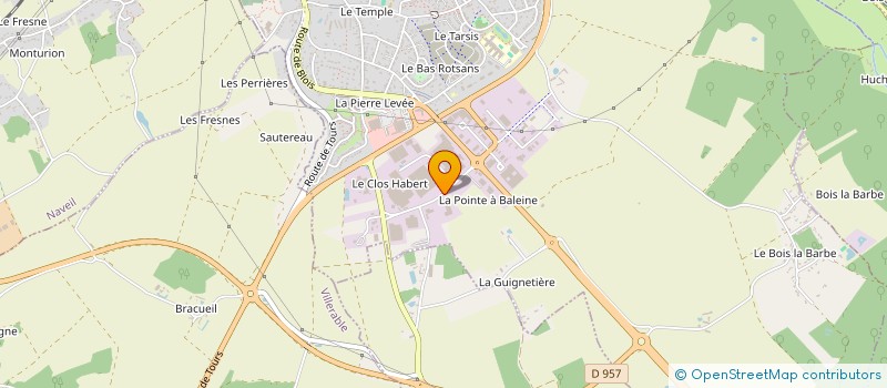 localisation de l'entreprise 4ABCD à CHANCEAUX-SUR-CHOISILLE