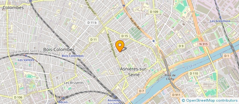 localisation de l'entreprise 4AILES92  ASNIERES-SUR-SEINE