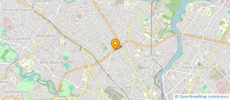 localisation de l'entreprise 4AP  NANTES