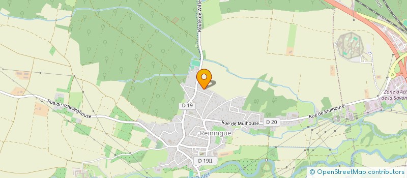 localisation de l'entreprise 4AS  REININGUE