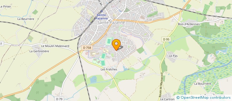 localisation de l'entreprise 4AS à SAINTE-PAZANNE