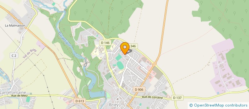 localisation de l'entreprise 4AS TECHNO  VAL DE BRIEY