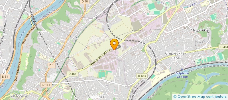 localisation de l'entreprise 4AST à CALUIRE-ET-CUIRE