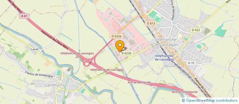 localisation de l'entreprise 4B à VILLEFRANCHE-DE-LAURAGAIS