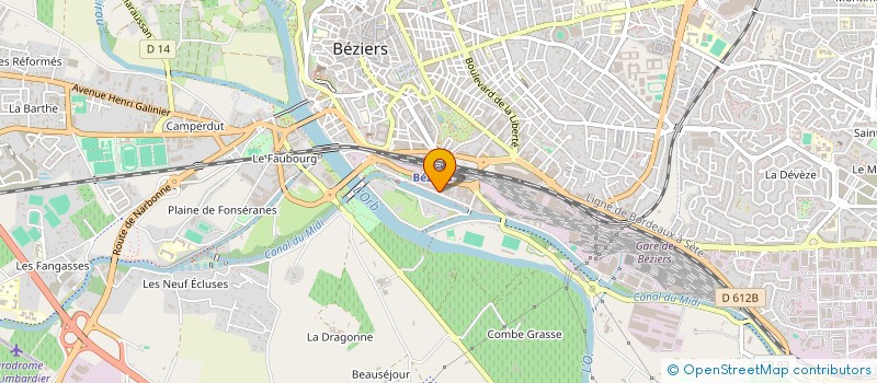 localisation de l'entreprise 4B à BEZIERS