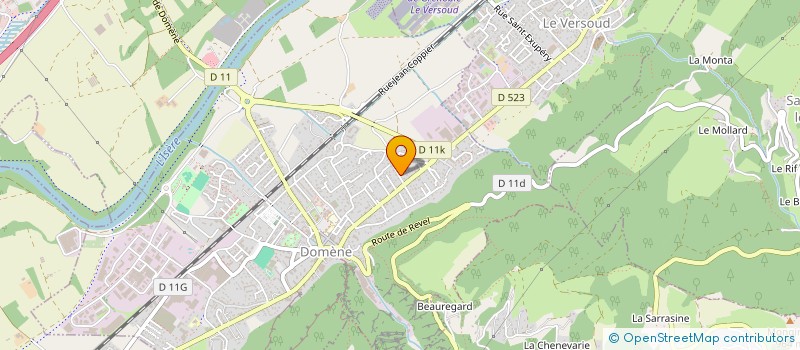 localisation de l'entreprise 4B  DOMENE