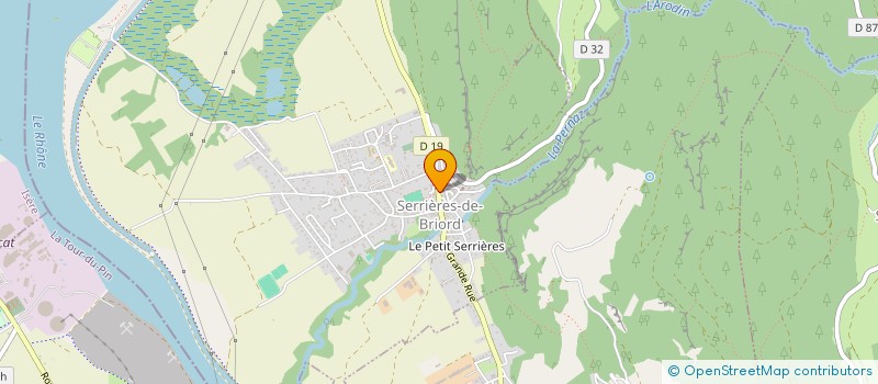 localisation de l'entreprise 4B  SERRIERES-DE-BRIORD