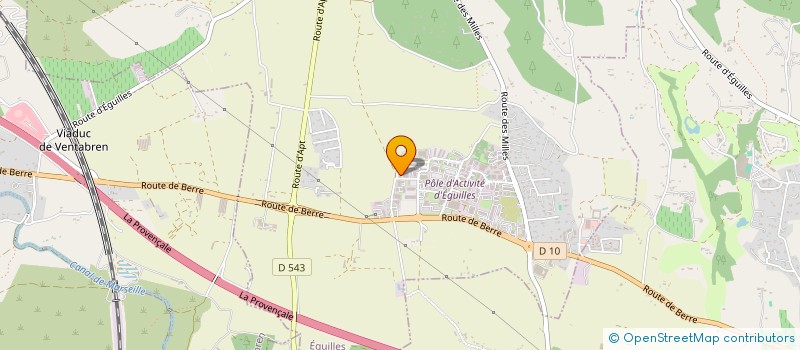 localisation de l'entreprise 4B  EGUILLES